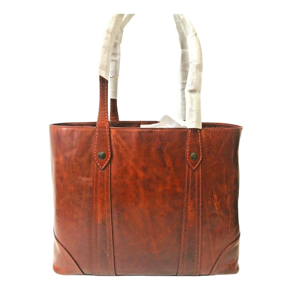 Frye Melissa Shopper RED CLAY Leather NWT